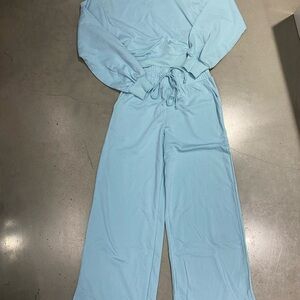 Women's Light Blue Lounge Set